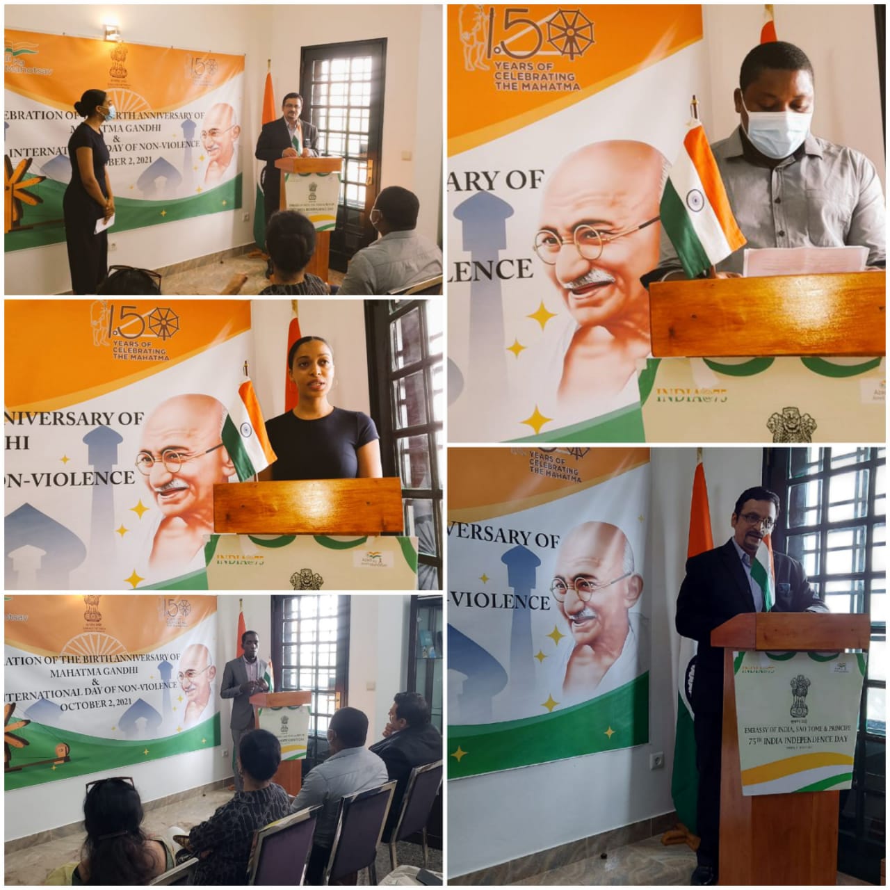 Celebration of 152nd birth anniversary of Mahatma Gandhi